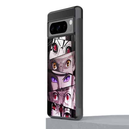 rinnegan back phone cover | glass case for google pixel 8 pro