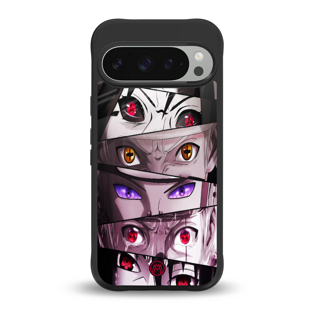 rinnegan back phone cover | glass case for google pixel 9 pro