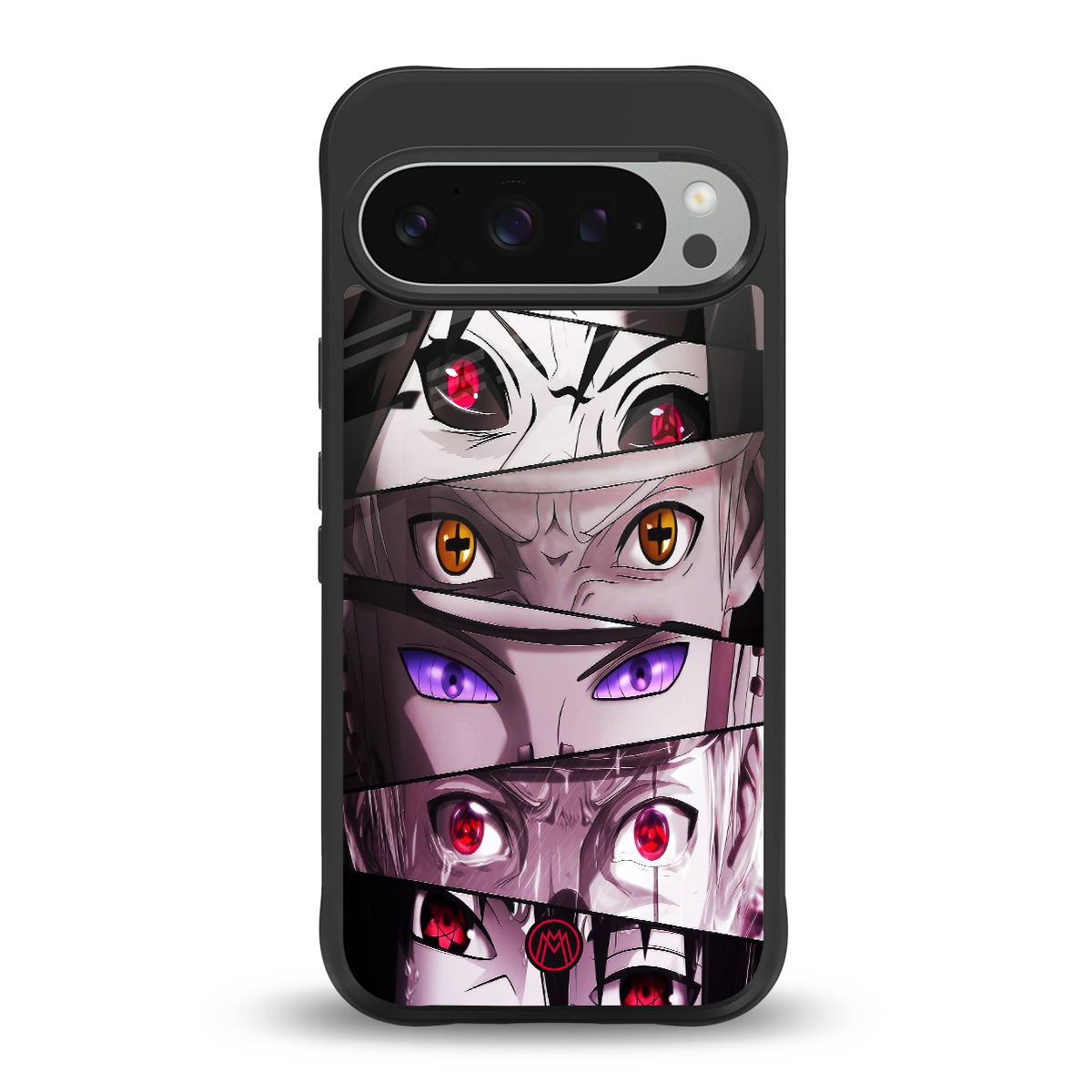 rinnegan back phone cover | glass case for google pixel 9 pro xl