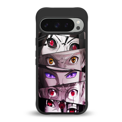 rinnegan back phone cover | glass case for google pixel 9 pro xl