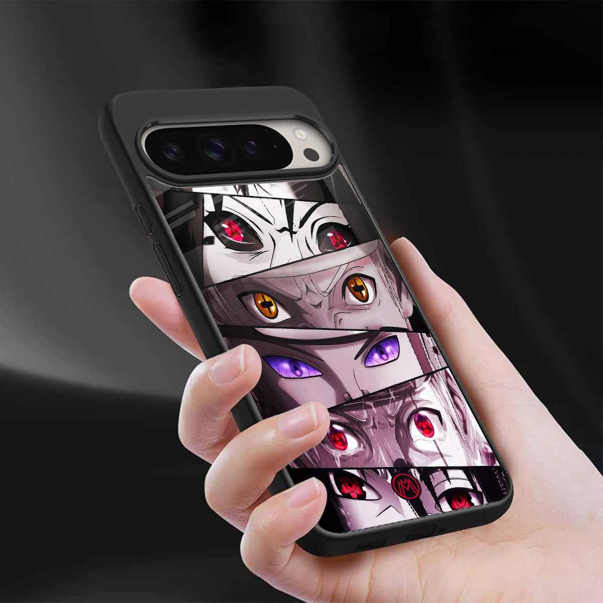 rinnegan back phone cover | glass case for google pixel 9 pro xl