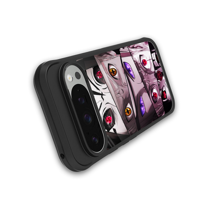 rinnegan back phone cover | glass case for google pixel 9 pro