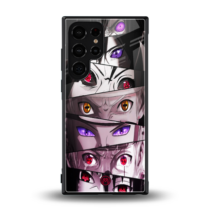 rinnegan back phone cover | glass case for samsung galaxy s24 ultra