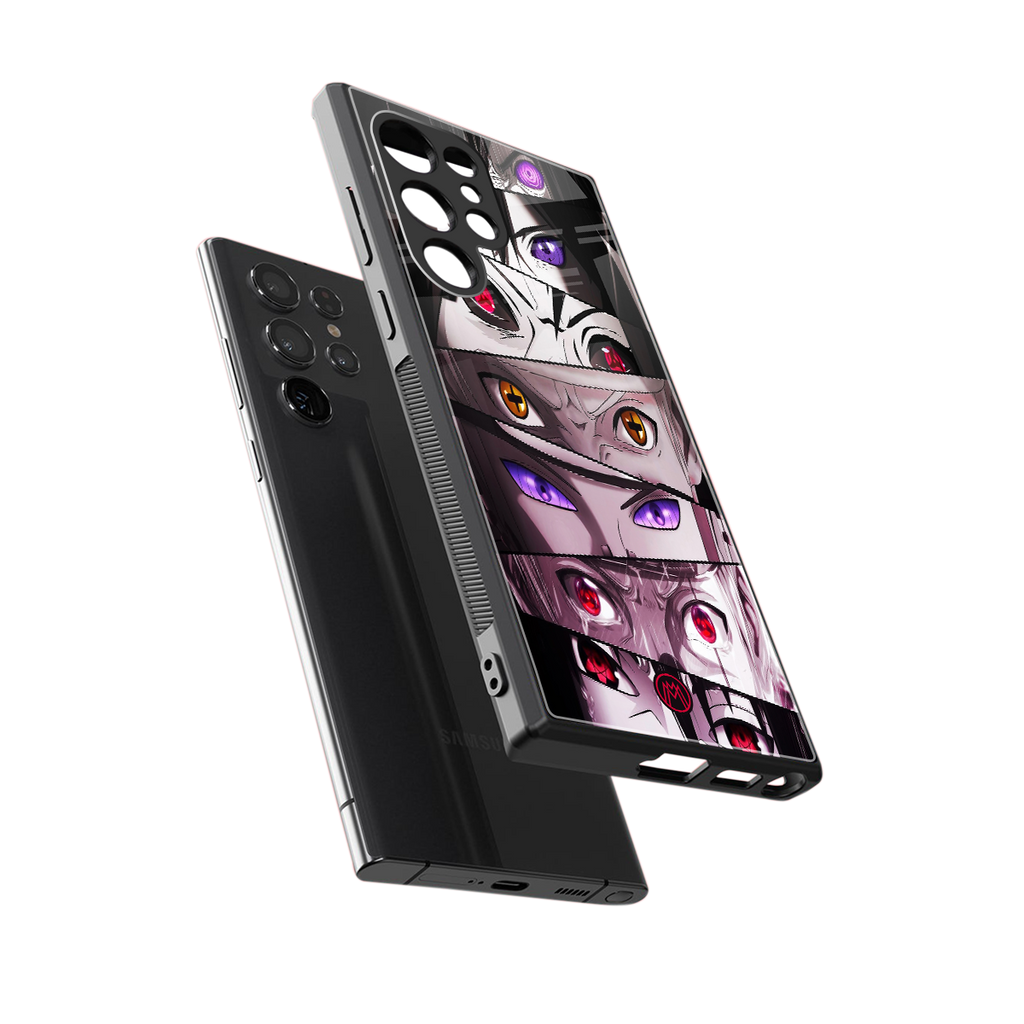 rinnegan back phone cover | glass case for samsung galaxy s23 ultra