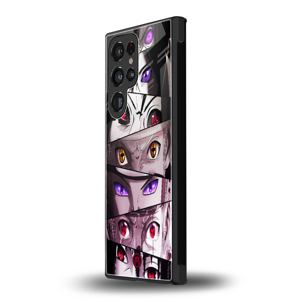 rinnegan back phone cover | glass case for samsung galaxy s23 ultra