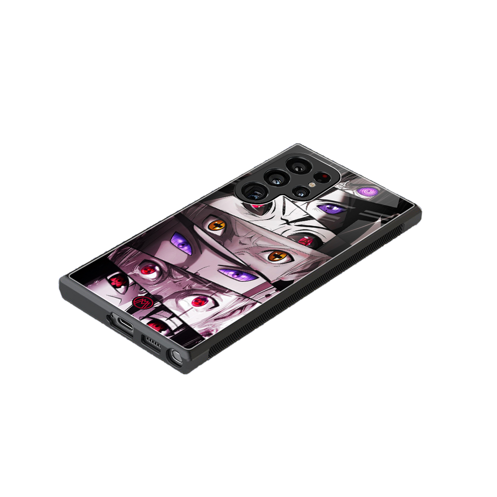 rinnegan back phone cover | glass case for samsung galaxy s23 ultra