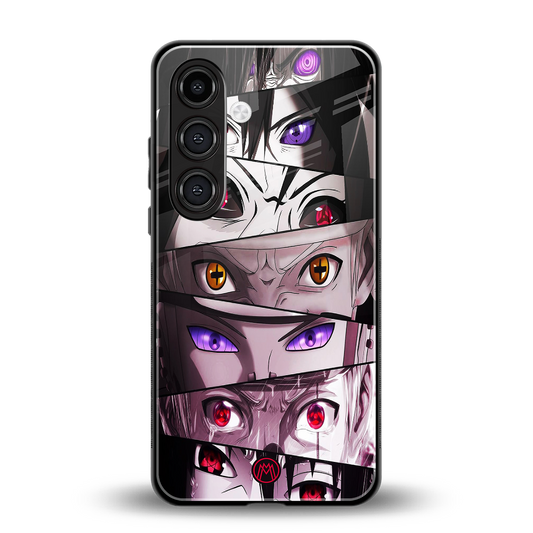 rinnegan back phone cover | glass case for samsung galaxy s24 fe