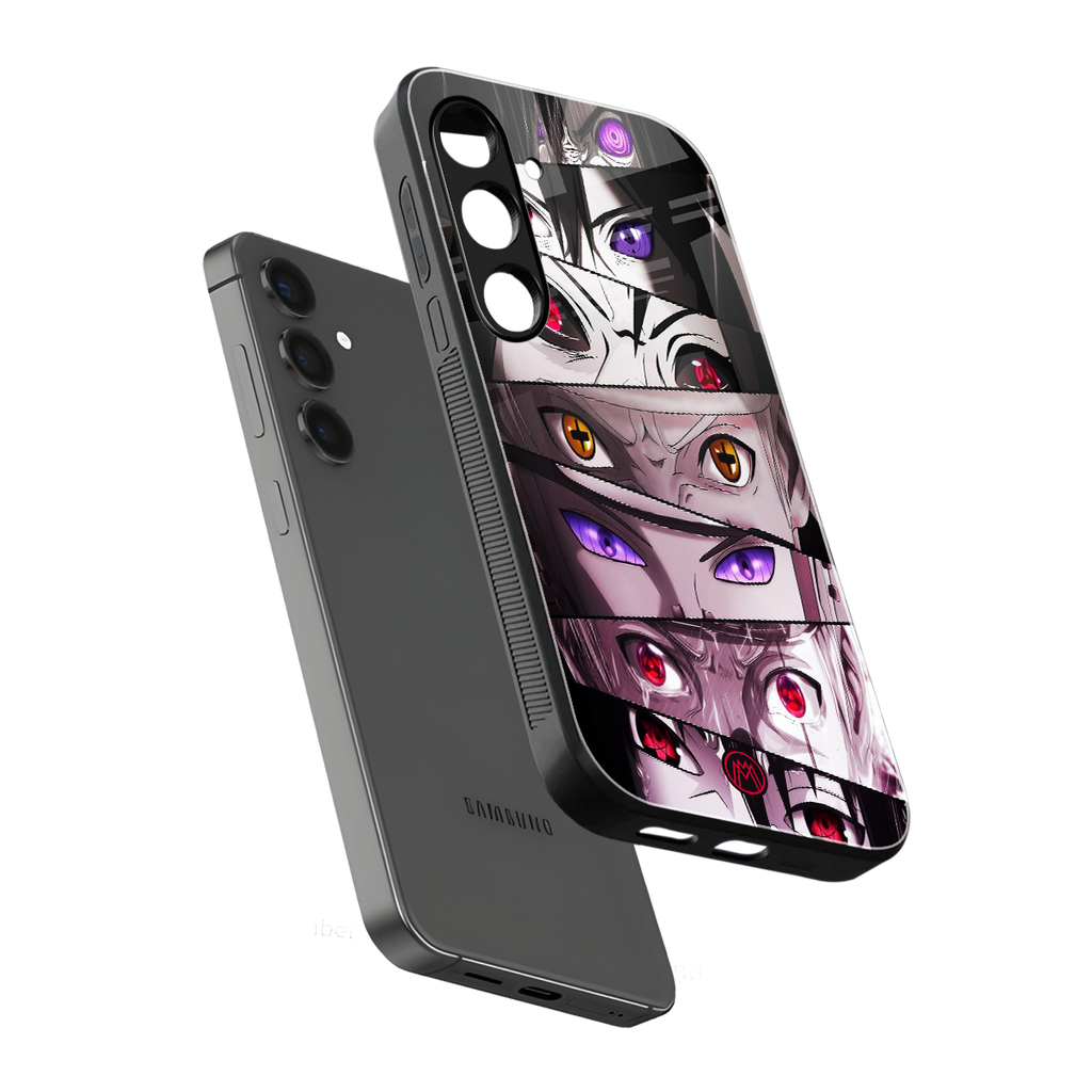 rinnegan back phone cover | glass case for samsung galaxy s24