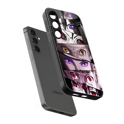 rinnegan back phone cover | glass case for samsung galaxy s24 fe