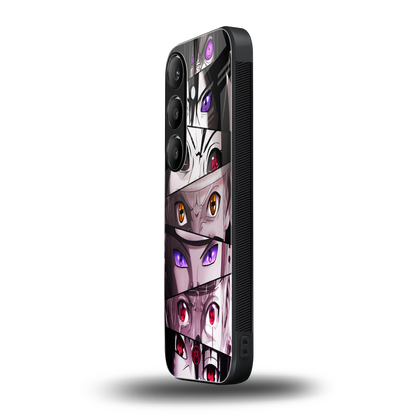 rinnegan back phone cover | glass case for samsung galaxy s24 fe