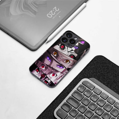 rinnegan back phone cover | glass case for iphone 14 pro max