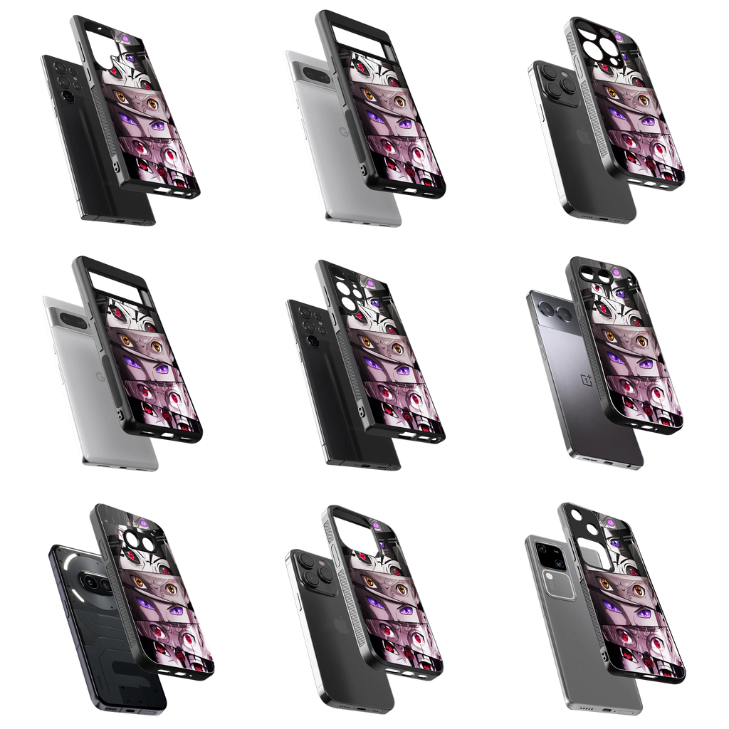Durable Glass Back Mobile Case for iPhone, Samsung, OnePlus, Google Pixel, Redmi, Vivo, Oppo