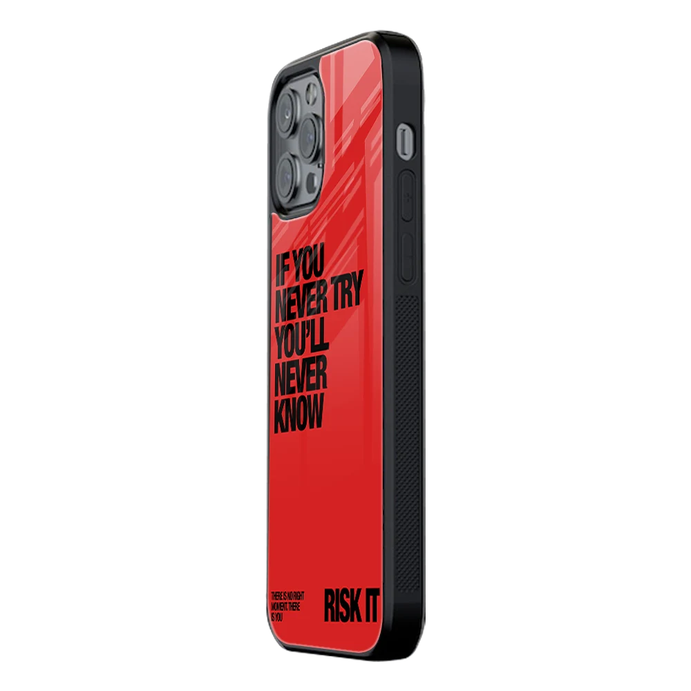 Slim Glass Back Phone Case for Multiple Brands iPhone, Samsung, Redmi, OnePlus, Oppo, Vivo