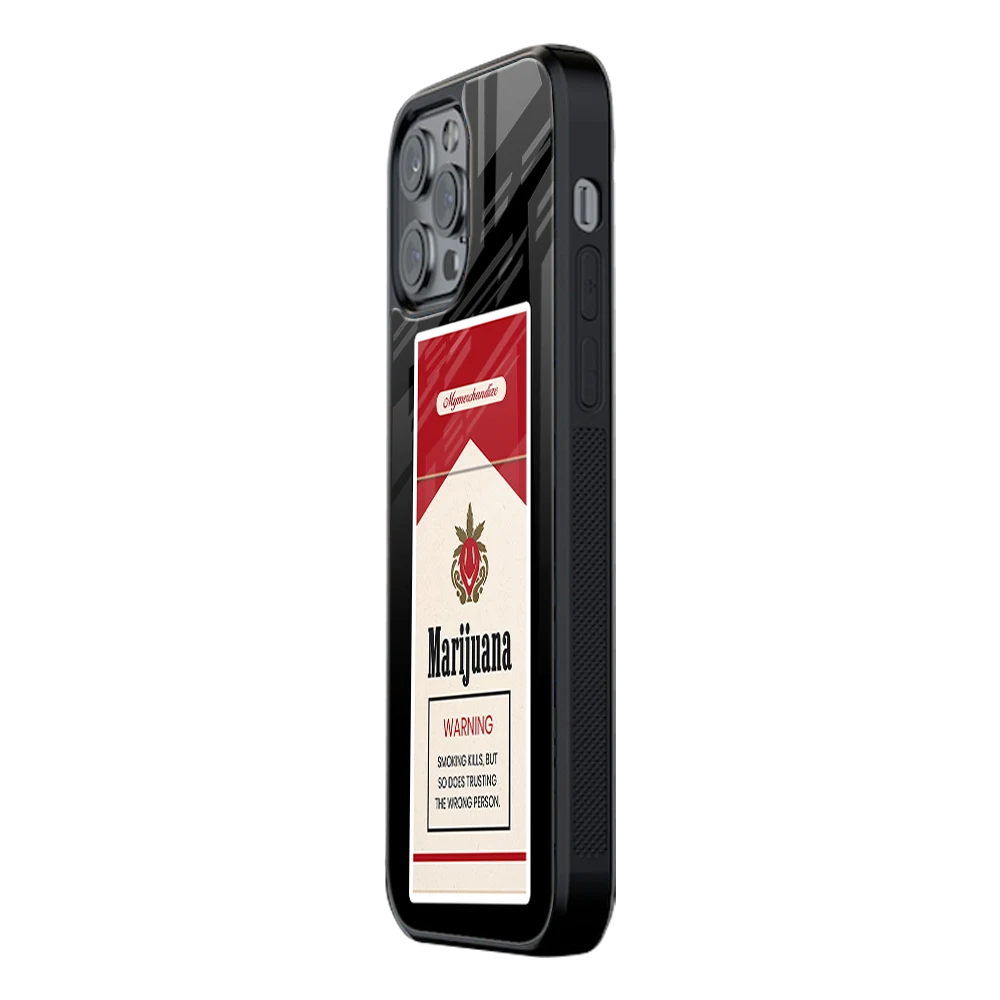 Slim Glass Back Phone Case for Multiple Brands iPhone, Samsung, Redmi, OnePlus, Oppo, Vivo