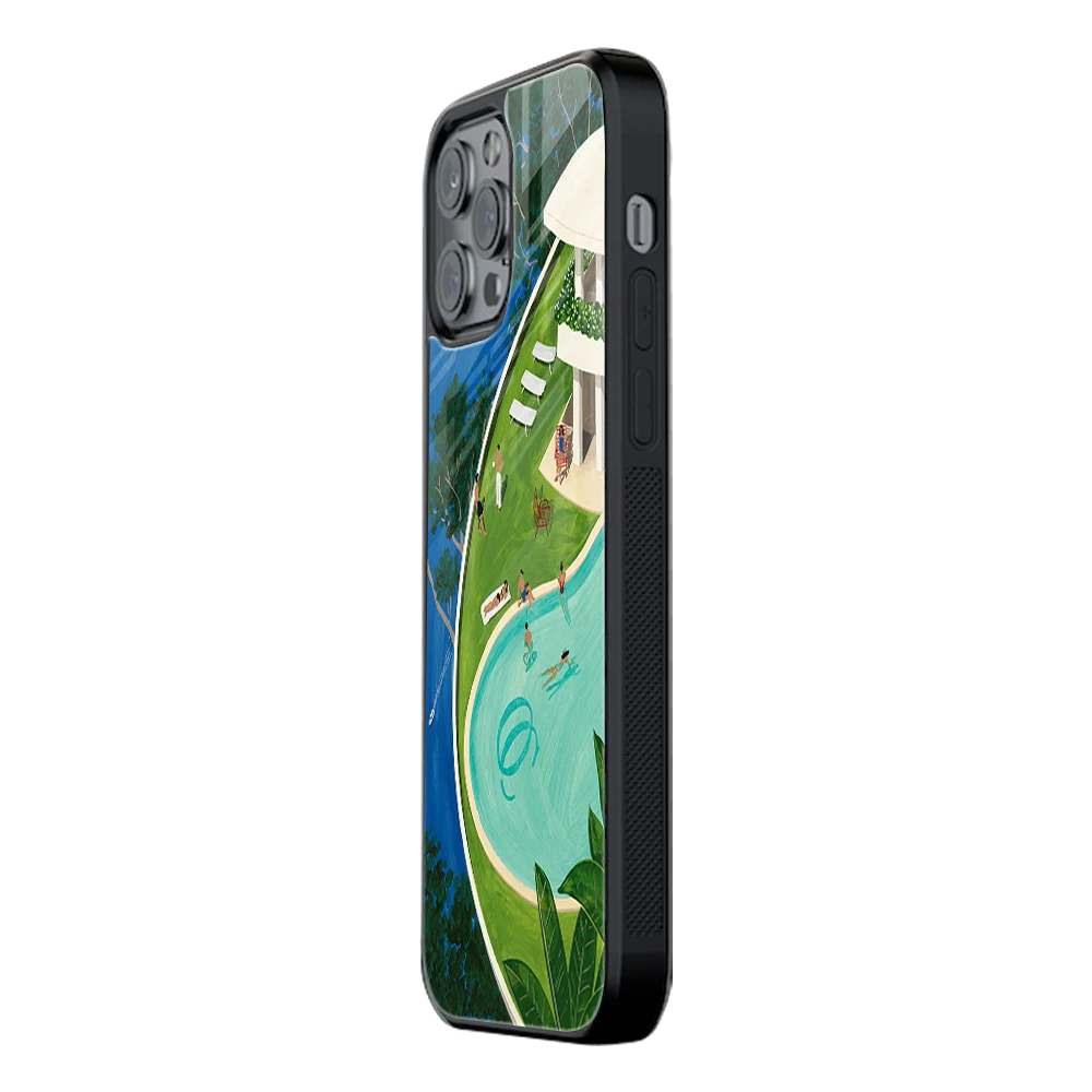 Slim Glass Back Phone Case for Multiple Brands iPhone, Samsung, Redmi, OnePlus, Oppo, Vivo