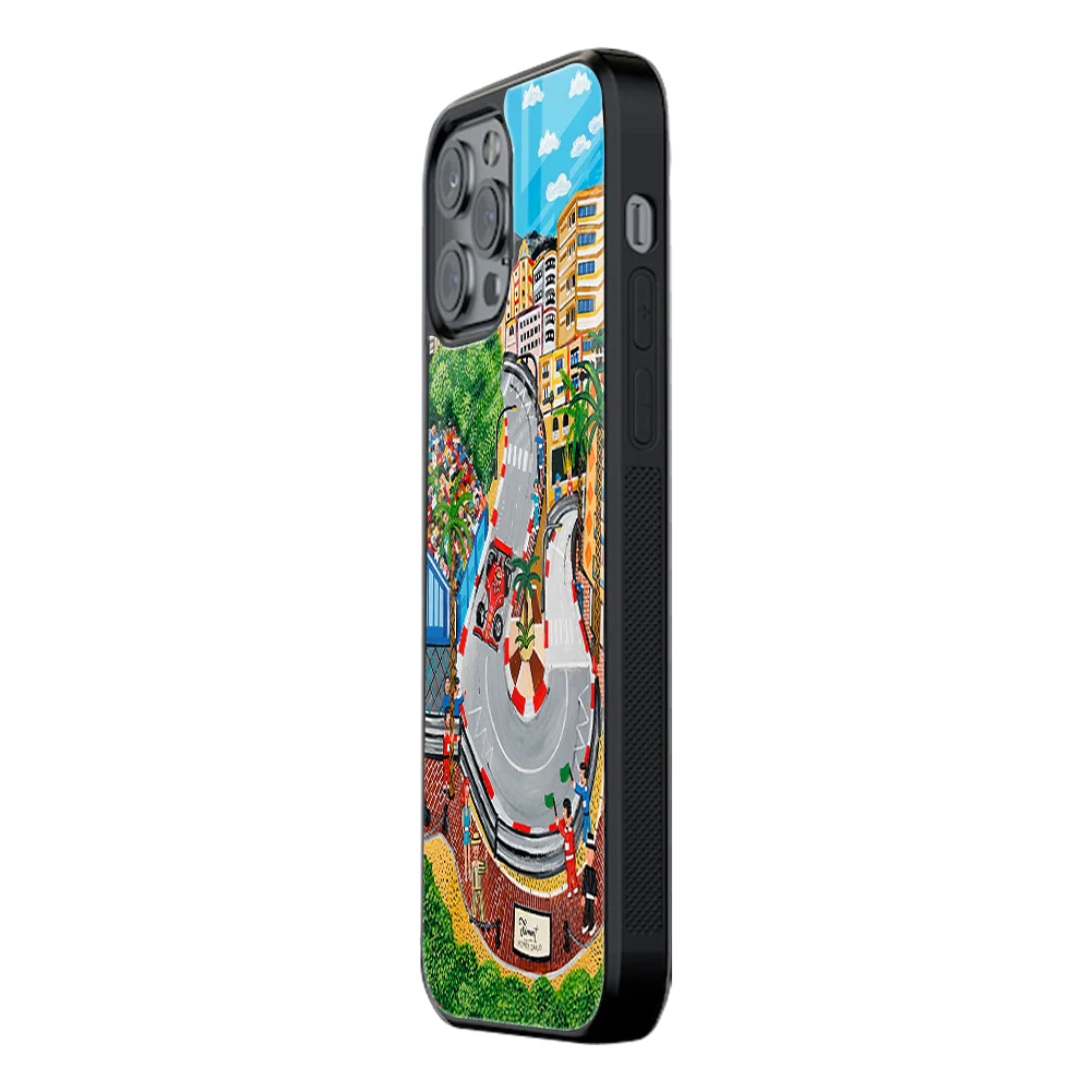 Slim Glass Back Phone Case for Multiple Brands iPhone, Samsung, Redmi, OnePlus, Oppo, Vivo