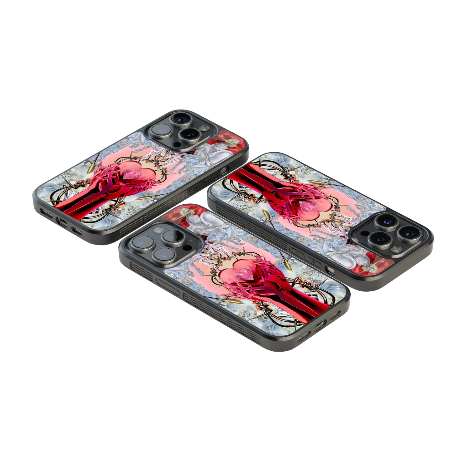 Luxury Glass Back Mobile Cover for iPhone, Samsung Galaxy, OnePlus, Pixel, Redmi & More