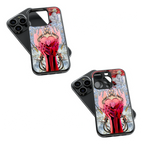 Trendy Glass Back Mobile Case for iPhone, Samsung, Redmi, OnePlus, Google Pixel, Motorola