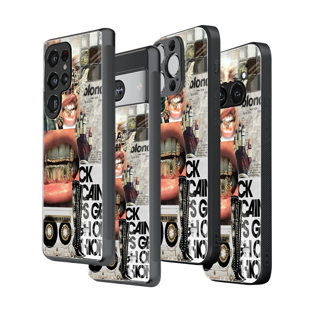 Stylish Glass Back Case for All Smartphones iPhone, Samsung, OnePlus, Pixel, Redmi, Oppo, Vivo, Motorola
