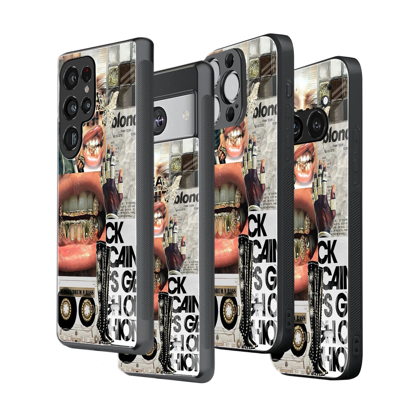 Stylish Glass Back Case for All Smartphones iPhone, Samsung, OnePlus, Pixel, Redmi, Oppo, Vivo, Motorola
