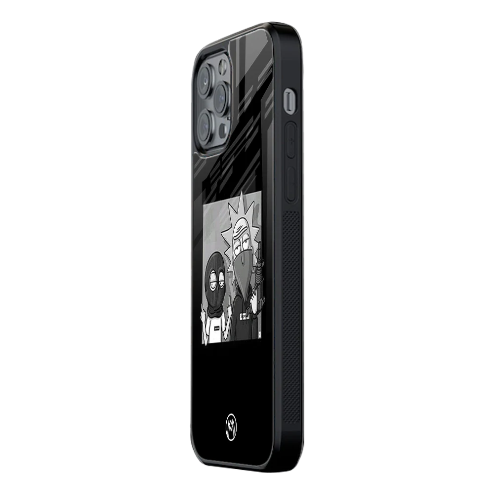Slim Glass Back Phone Case for Multiple Brands iPhone, Samsung, Redmi, OnePlus, Oppo, Vivo