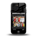 ronaldo back phone cover | glass case for iphone 13 mini