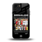 ronaldo back phone cover | glass case for iphone 13 mini