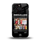 ronaldo back phone cover | glass case for iphone 13 pro