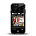 ronaldo back phone cover | glass case for iphone 13