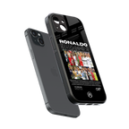 ronaldo back phone cover | glass case for iphone 15 plus