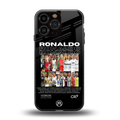 ronaldo back phone cover | glass case for iphone 14 pro max