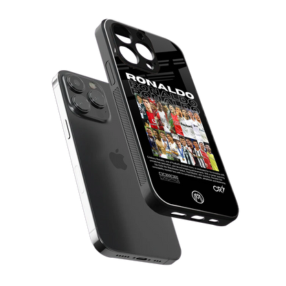 ronaldo back phone cover | glass case for iphone 14 pro max