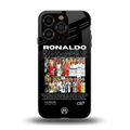 ronaldo back phone cover | glass case for iphone 15 pro