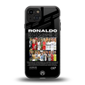 ronaldo back phone cover | glass case for iphone 14