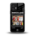 ronaldo back phone cover | glass case for nothing phone 2