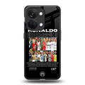 ronaldo back phone cover | glass case for oneplus nord 3