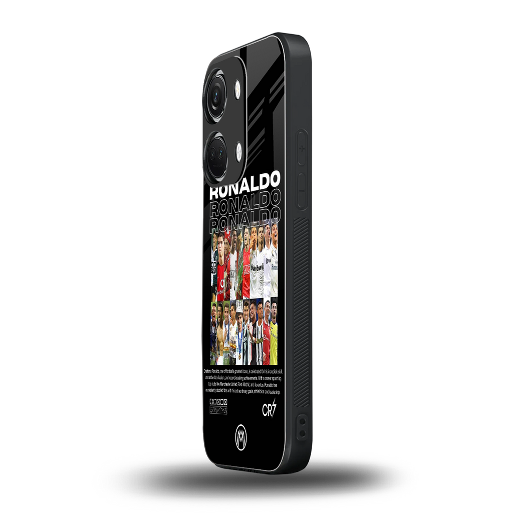 ronaldo back phone cover | glass case for oneplus nord 3