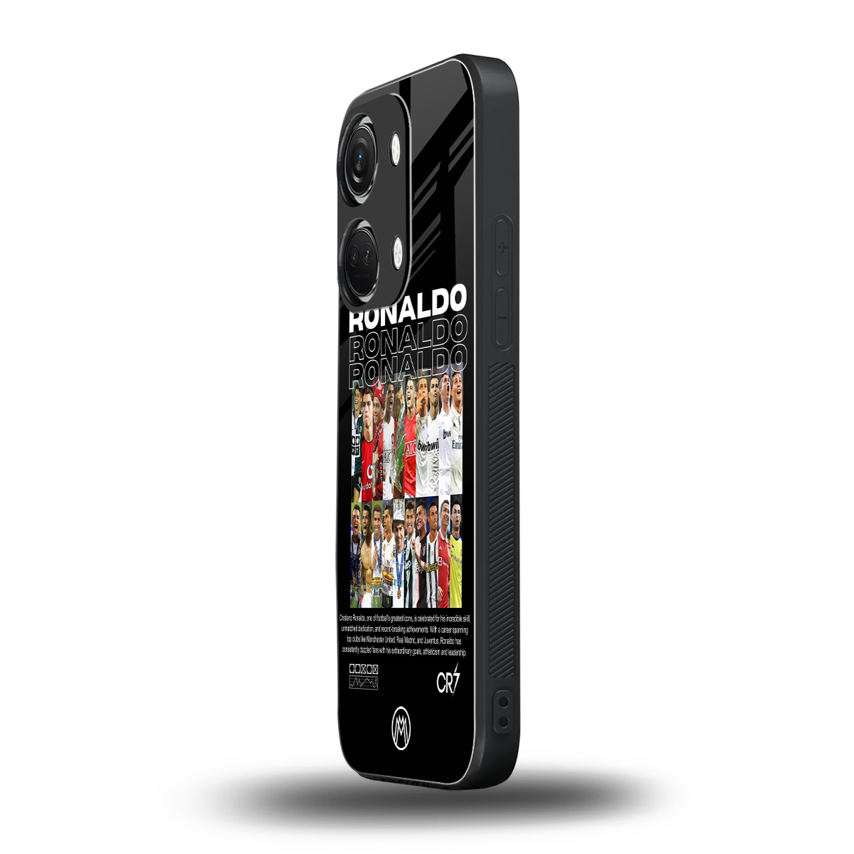 ronaldo back phone cover | glass case for oneplus nord 3