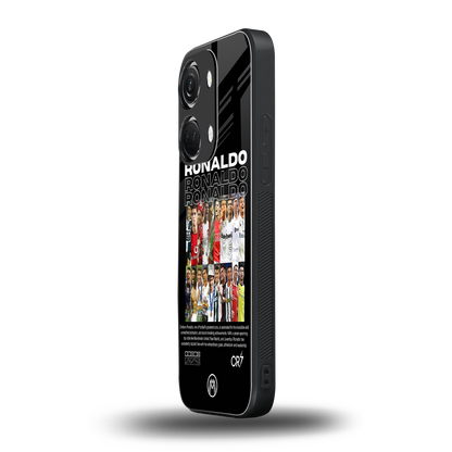 ronaldo back phone cover | glass case for oneplus nord 3