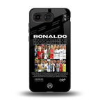 ronaldo back phone cover | glass case for oneplus nord 4