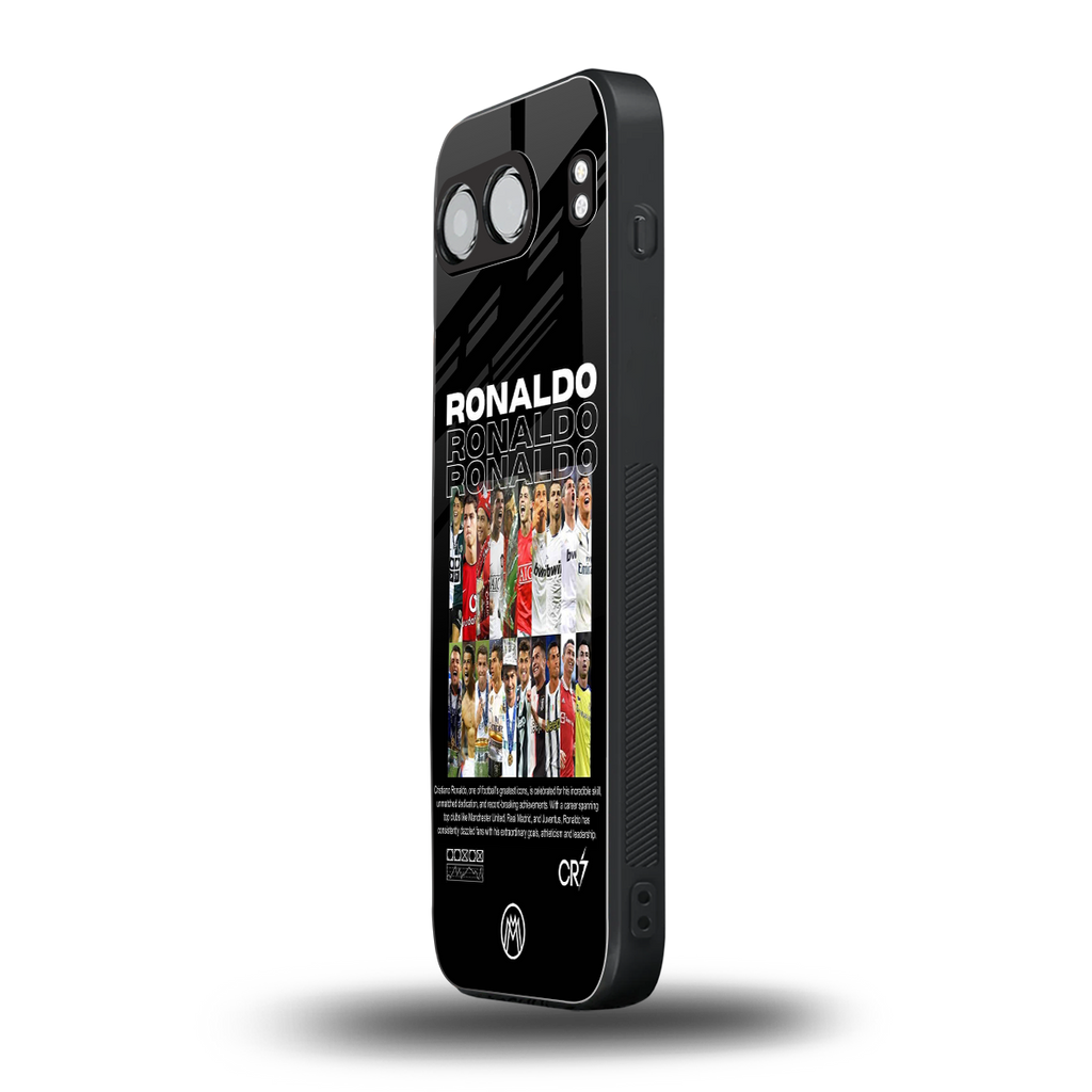 ronaldo back phone cover | glass case for oneplus nord 4