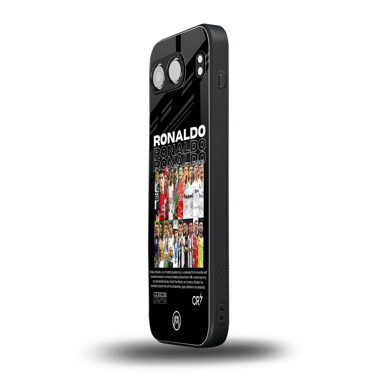 ronaldo back phone cover | glass case for oneplus nord 4