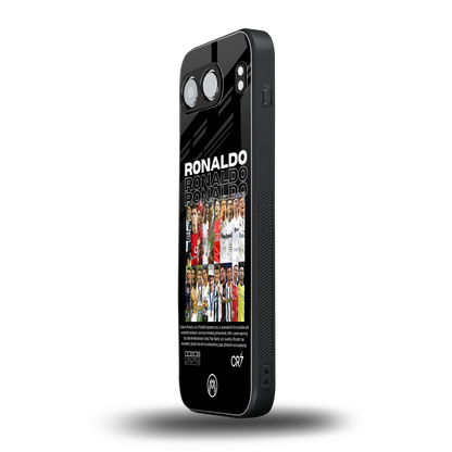 ronaldo back phone cover | glass case for oneplus nord 4