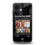 ronaldo back phone cover | glass case for oneplus nord ce 3