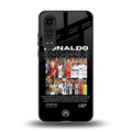 ronaldo back phone cover | glass case for oneplus nord ce 4 lite