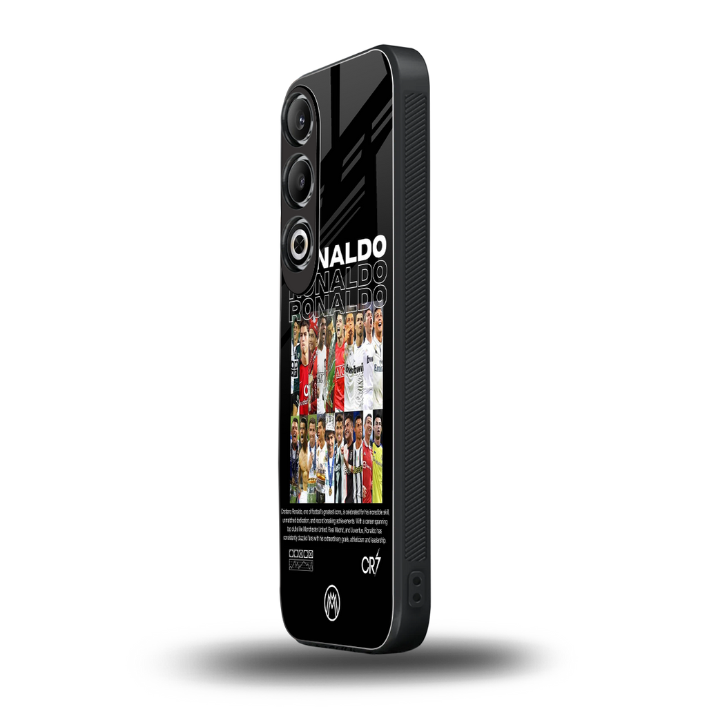 ronaldo back phone cover | glass case for oneplus nord ce 4