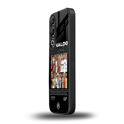 ronaldo back phone cover | glass case for oneplus nord ce 4