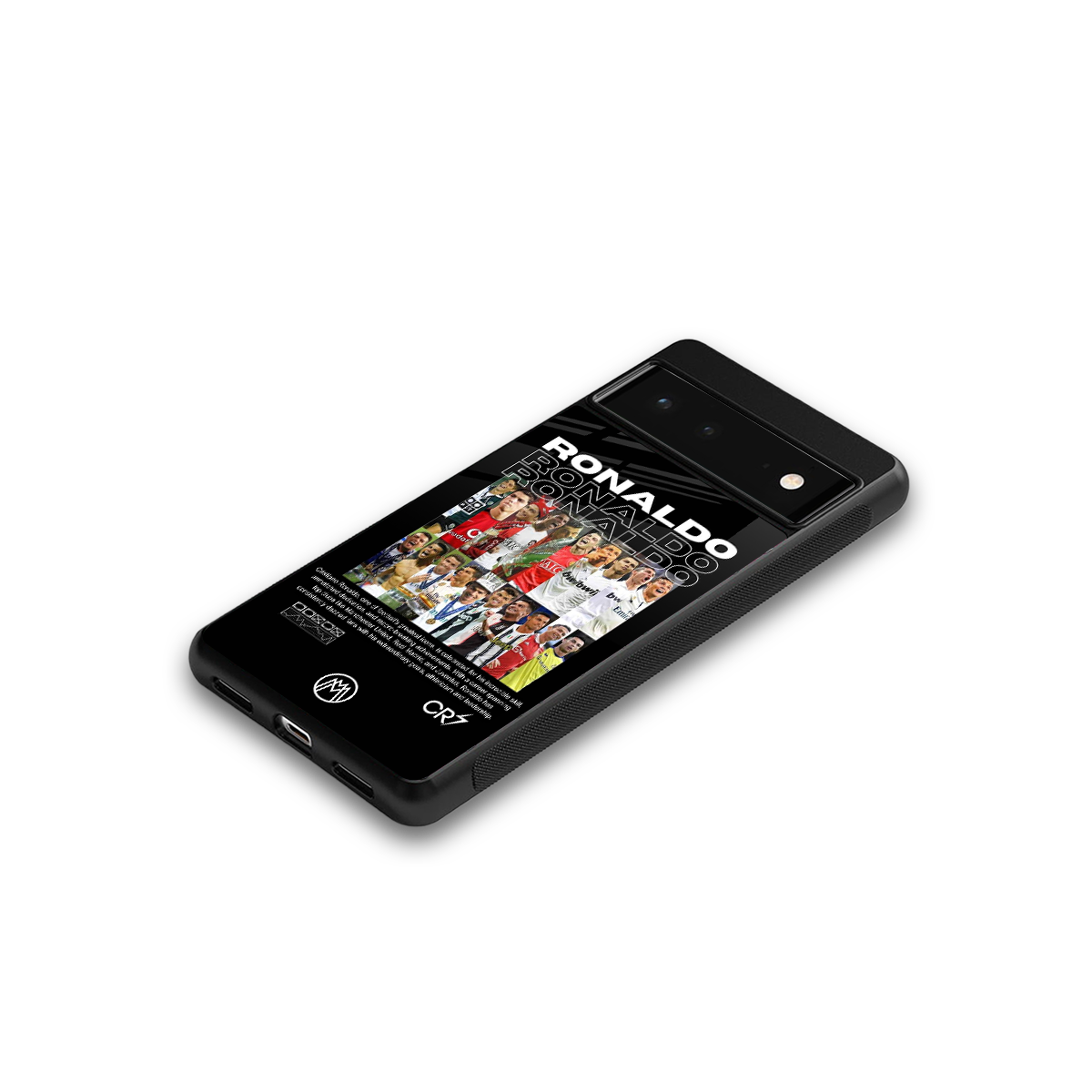 ronaldo back phone cover | glass case for google pixel 6