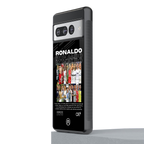 ronaldo back phone cover | glass case for google pixel 7 pro