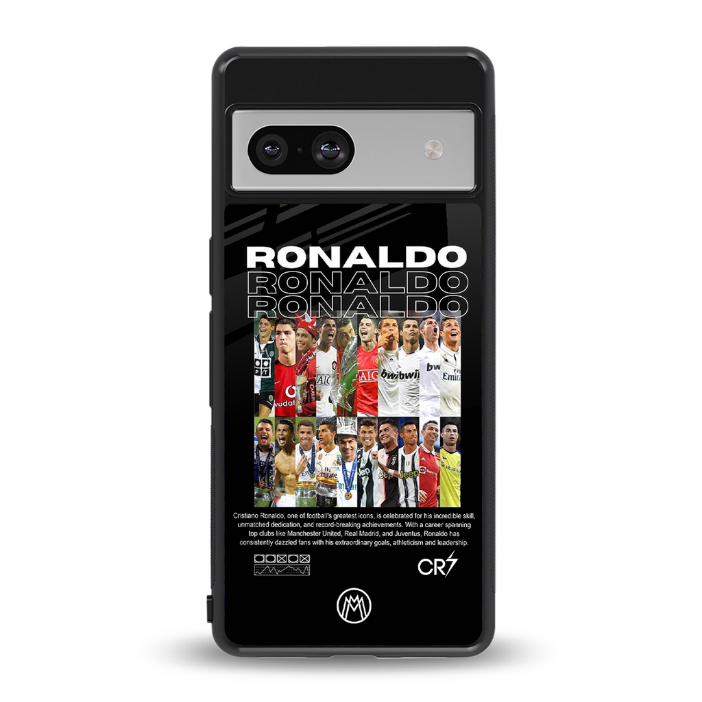 ronaldo back phone cover | glass case for Google Pixel 7